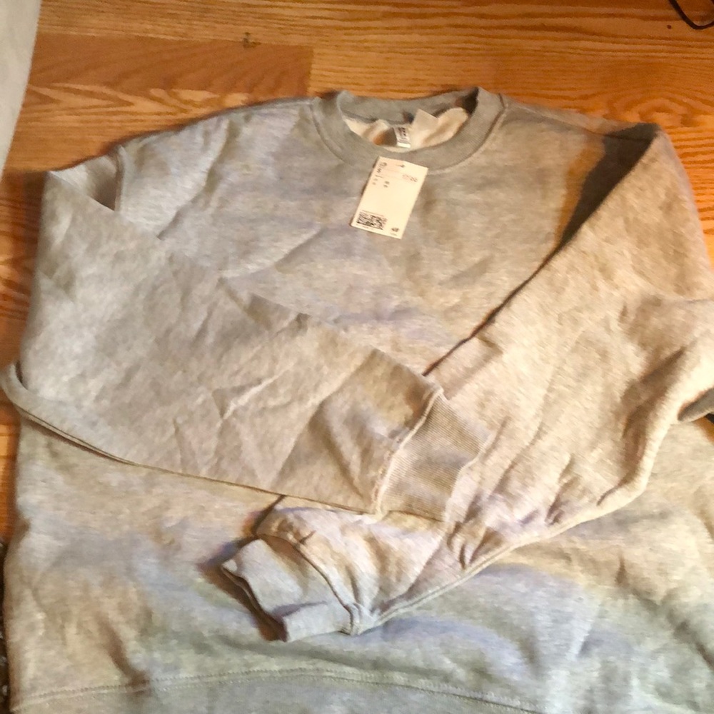 Grey Pull Over Hoodie/Shirt